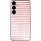 Pink and White Stripes Galaxy S25 Skin